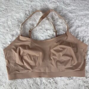 SOMA Enbliss Luxe‎ Adjustable Bralette Convertible Straps Bra Beige XXL
